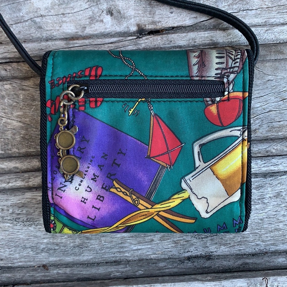 Vintage 90’s Nicole Miller Silk Mini Bag - Picture 2 of 13